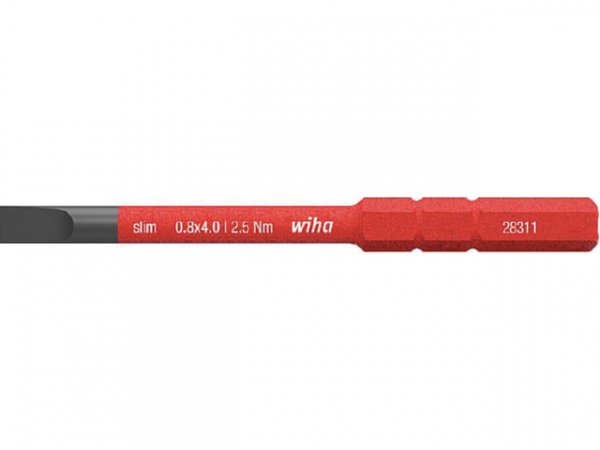 VDE-slimBit Wiha® Schlitz 4,0x0,8mm