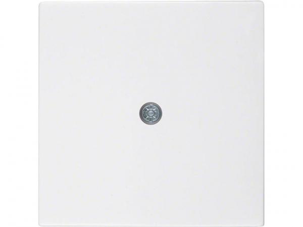Zentralplatte Berker 10198989 für Kabelauslass polarweiß, glänzend, 1 Stück
