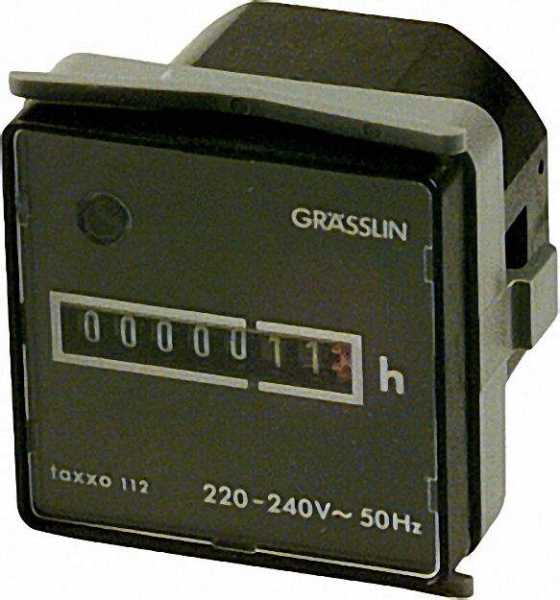 GRÄSSLIN Betriebsstundenzähler Taxxo 112 (UWZ 48 KED)