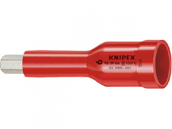 Steckschlüsseleinsatz KNIPEX isloert bis 1000V 1/2' Innensechskant, SW6