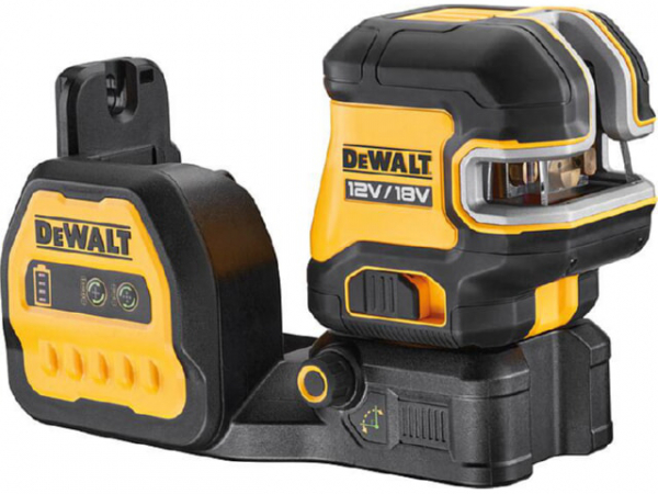 Akku-Kreuzlinienlaser DeWALT 18V DCE825NG18-XJ, 5-Punkt, grün, ohne Akkus und Ladegerät