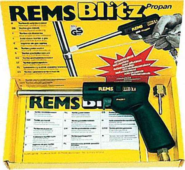 REMS Blitz Turbo Gaslötbrenner für Cu-Rohr bis 35mm