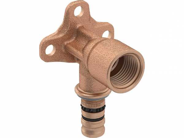 Geberit Mepla Anschlusswinkel 90Gr Rotguss d26-Rp3/4 L 52mm 26X3mm DN 20 3/4 603294005