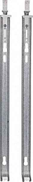 Wandkonsolen-Set für Bauhöhe 600mm - mit Schraub. +Dübel, 2xKon- sole, 2xDüb. 10mm, 2xSchraub. 8x70m