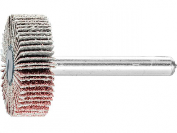 Fächerschleifer Pferd F, d 30 x 10 mm, Schaft-d 6 mm, Körnung A 80