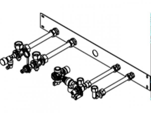 Viessmann Armaturen-Bausatz Kompakt UP EU/CH ZK04934