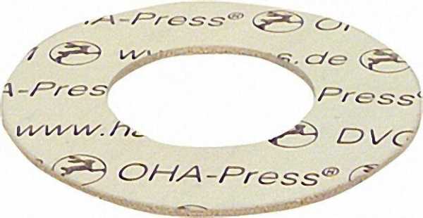 Dichtungen asbestfrei 35 x 70mm DN 25 PN 10/16/40 VPE: 1 Stück