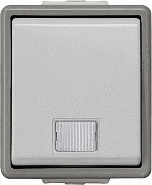 Aufputz-Taster nach Arbeitsstättenverordnung 75mm x 66mm x 54mm/ IP44/1 Stück