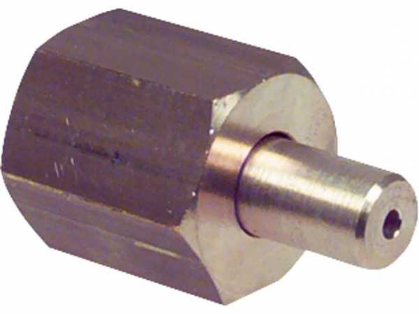 Manometerzubehör Überwurfmutter + Nippel Muffe G 1/4" Nippel 6mm