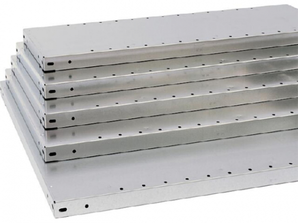 BERT-Stahl-Fachboden verzinkt inkl. 4 Fachbodenträger B x T 1000 x 400 mm