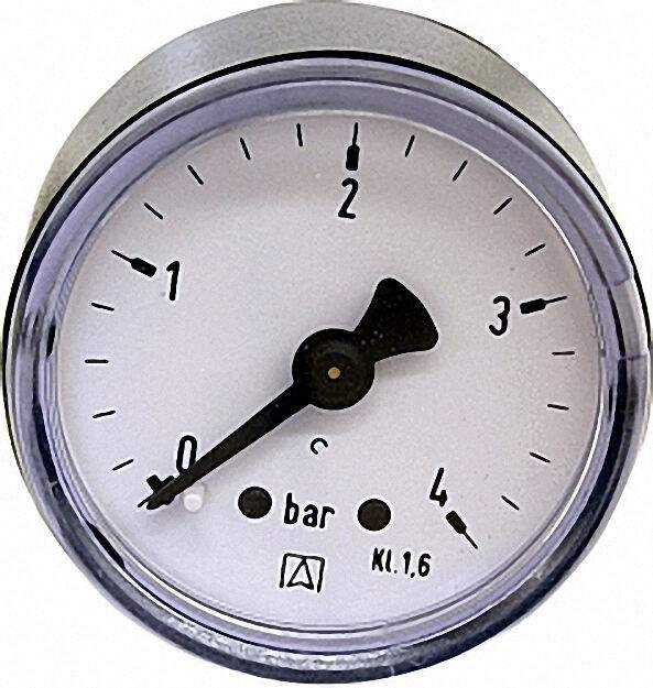 Manometer 0-10 bar 40mm für G1/8 Manometer 0-10 bar 40mm für G1/8