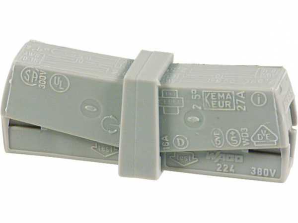 WAGO -Service Klemme grau 0, 5 - 2, 5 qmm 1 Beutel 50 Stück