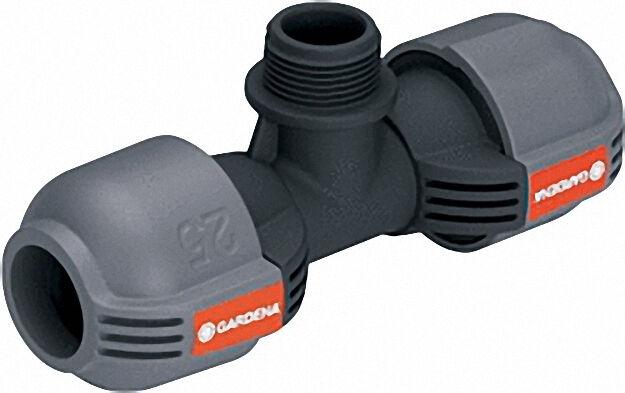 T-Stück 25mm x 3/4'' Aussengewinde T-Stück 25mm x 3/4'' Aussengewinde