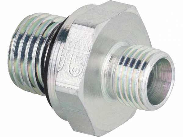 Spezialnippel mit Perbunan O-Ring 1/4" zylindrischxLL 6 zu Ölschlauch Körting, Elco