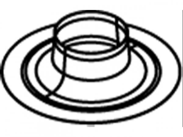 VIESSMANN 7501783 Flachdachanschluss für Dachdurchführung DN 160/180