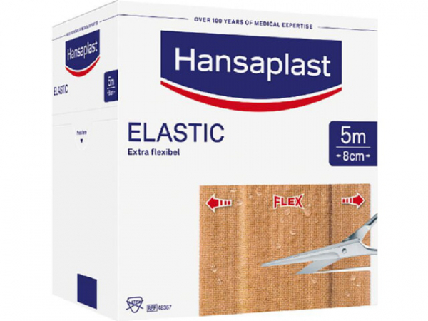 Wundpflaster Hansplast ELASTIC 5 m x 8 cm