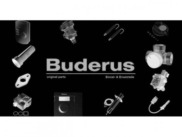 Buderus 7079378 Anschlussklemme steckb 2-pol R5 nußbrBF3