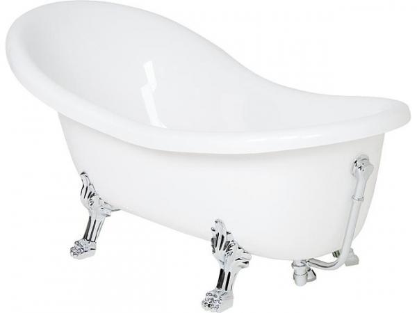 Badewanne EDITA, BxHxT 1745x805-635x820mm, freistehend