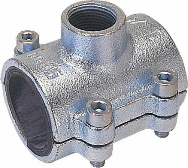 GEBO Temperguss-Anbohrschelle Typ ANB, 1'' x 3/4''