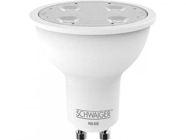 HOME4YOU LED Leuchtmittel GU10 4,5W, Schwaiger, ZigBee warmweiß