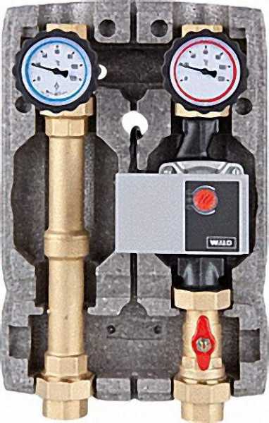 Heizkreisset Easyflow DN 25 (R1'') mit Isolierung ungemischt + Wilo Yonos Para 25-6 OEM