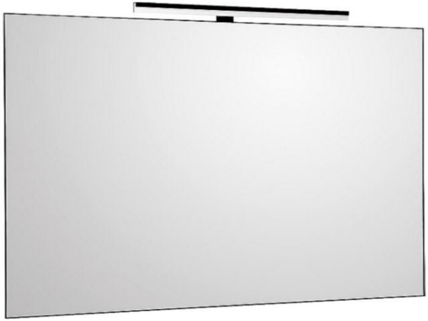 Spiegel Benaro mit LED-Aufsatzleuchte, 1200x785x35 mm