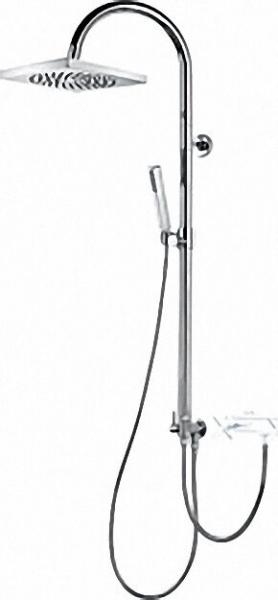 EVENES Brausesystem Cube Style für Wandanschluss 200x200mmm Kopfbrause