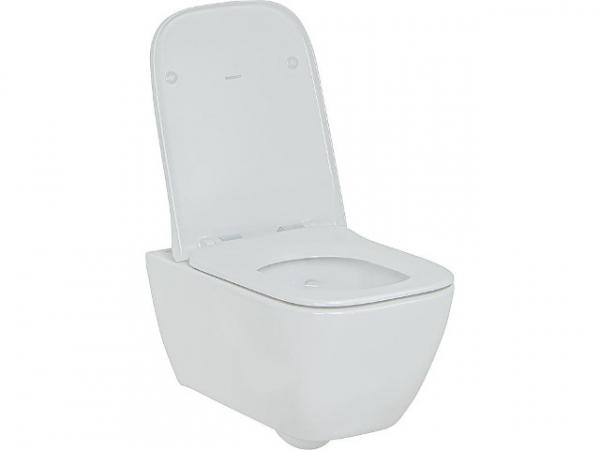 Wand-Tiefspül-WC Geberit Smyle Square, spülrandlos, weiß BxHxT: 350x330x540mm