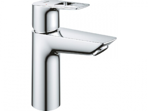 Waschtischmischer Grohe Bauloop, M-Size, chrom PushOpen-Ablauf