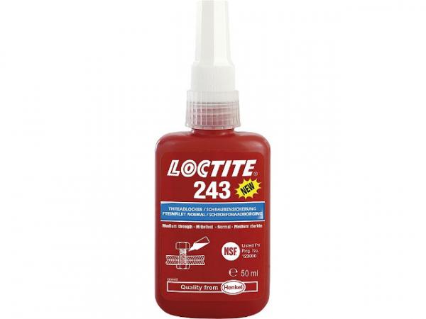 Mittelfeste Schraubensicherung Loctite 243, 50ml