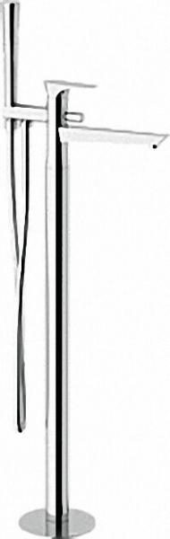 Boden Badesäule für freist. Wannen, Serie Diva, Höhe Auslauf 90cm, mit Umsteller und Garnitur