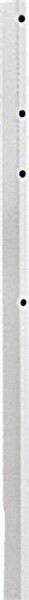 Standfix Standrohre 35x10mm, Pulverbeschichtet weiß Länge 660mm