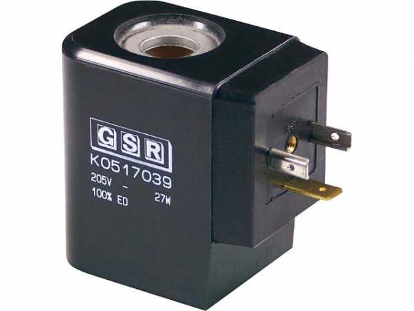 GSR Ersatzmagnetspule für 3/4" und 1" Magnetventil A 432_ 1002 702 VDC 230 V 30 Watt inkl. Gleichrichter(Stecker