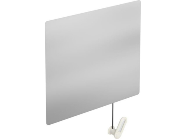 Kippspiegel Serie 801, 600x540mm, reinweiß