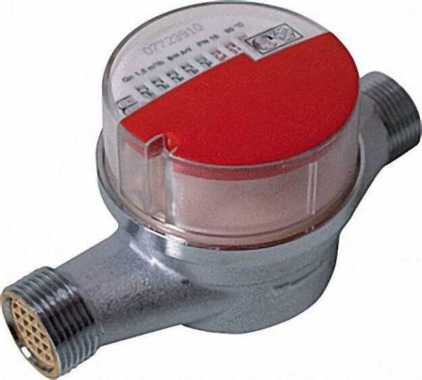 ANDRAE AP Wasserzähler warm MODULARIS Qn 1,5 m3/h=max 3m3/h 80mm bei max 16 bar 3/4''=DN 15mm