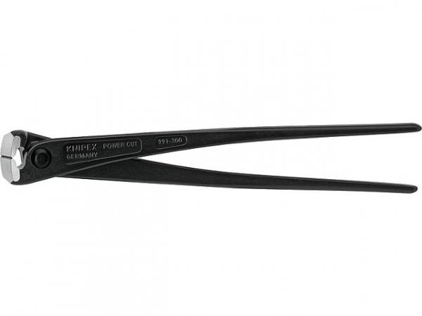 Kraft - Monierzange KNIPEX schwarz atramentiert m. poliertem Kopf, Länge 300 mm