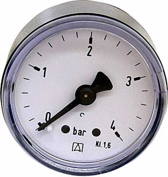Manometer 0-1,6 bar 40mm für G1/8