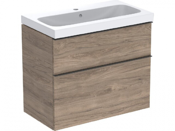 WTU+Keramik-WT Geberit iCon 750x705x485 mm Nussbaum hickory/Griff Lava