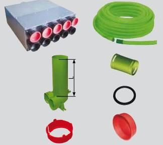 WOLF 2577414Z22 Zubehörpaket CWL-Excellent Rohbau DN180 75mm, mit glatter Innenhaut