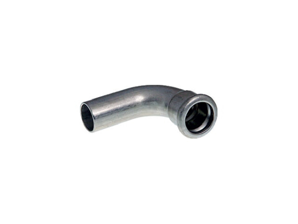 Buderus Logafix Edelstahl Bogen 90° d35 M-Kontur V2A EPDM O-Ring LBP-Funktion Pressfitting