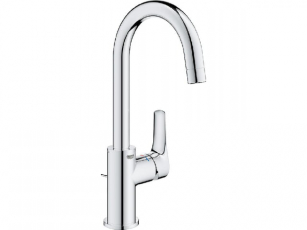 Waschtischmischer Grohe Euosmart L-Size , chrom mit Ablaufgarnitur Auslauf 208 mm