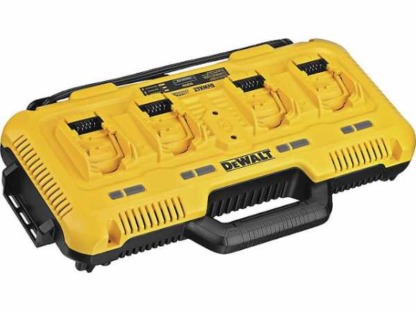 Akku-Vierfachladegerät DeWALT DCB104 für alle 10,8, 18 und 54 V Akkus