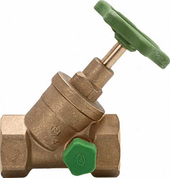 SCHLÖSSER Schrägsitzventil DN 32 1 1/4'' mit Entleerung