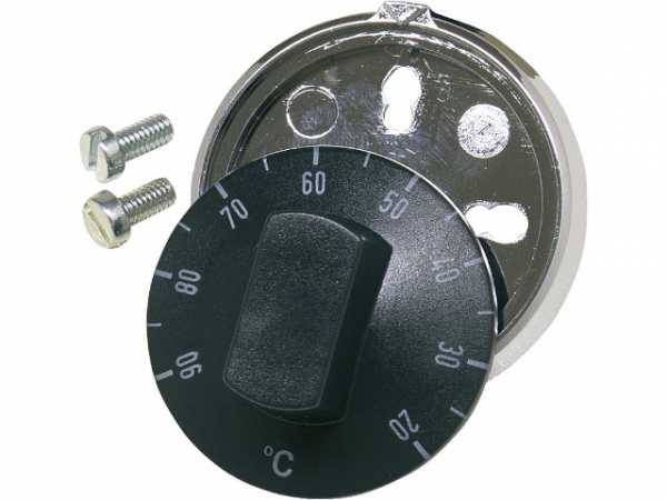 JUMO 60003227 Drehknopf für Jumo Einbau Thermostat Regelbereich: 0°C - 120°C