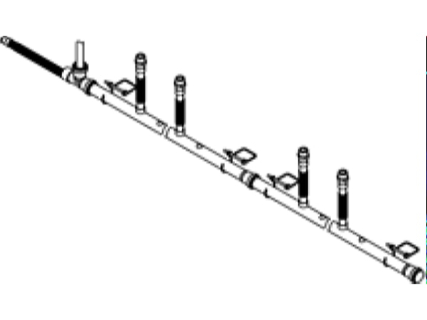 VIESSMANN Kondenswasser-Sammelleitung 4-fach, für Vierkesselanlage Reihen- und Blockaufstellung, ZK02633