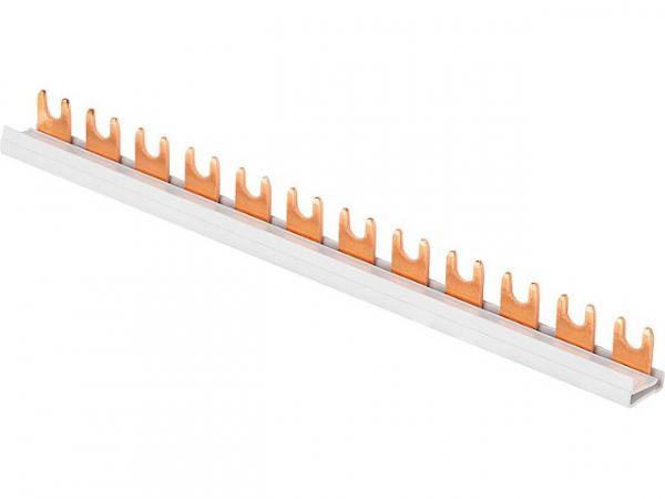 Hager Phasenschiene KDN163A (1P) 63A, 10mm², Länge: 210mm Schraubtechnik/ Quick Connect