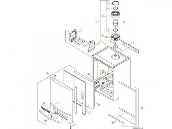 Buderus 7746900139 Isolierung Vorderwand