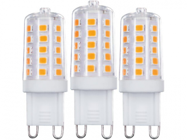 LED SMD Leuchtmittel - Korn G9 3.5W 300lm 2700K Klar Dimmbar 3er Pack