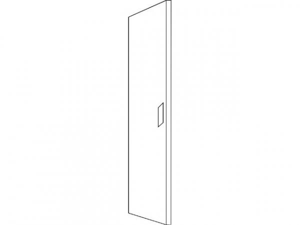Kleinverteiler-Türe, 4-Reihig, passend zu A48A, Aufputz