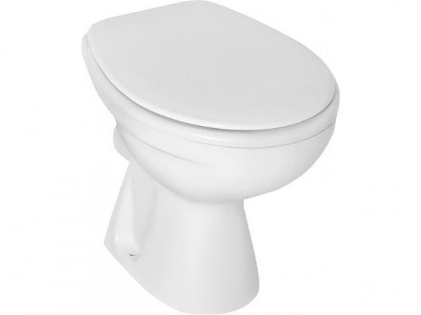 Eurovit Standtiefspül-WC, Abgang aussen waagerecht, BxTxH 360x485x390mm